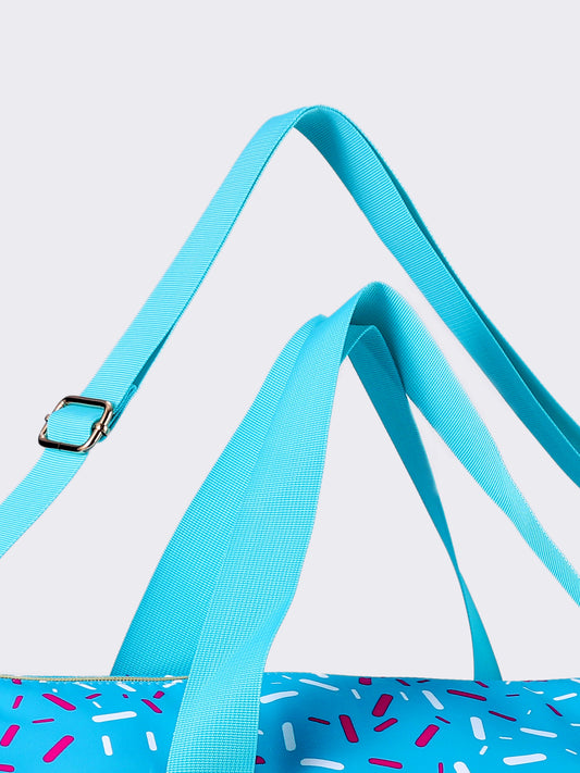 BA0304 Blue baseball ice cream the duffle bag （ us warehouse）