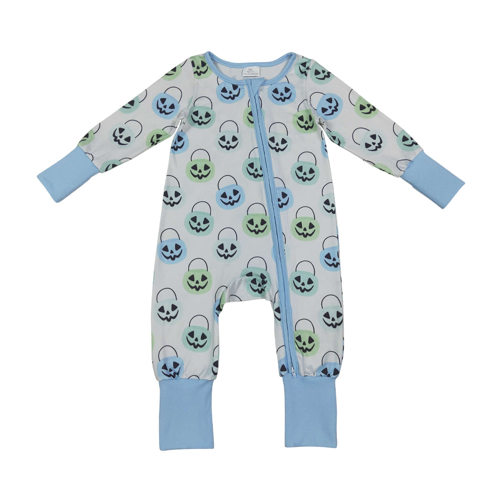 Halloween Pumpkin Baby Romper LR2534
