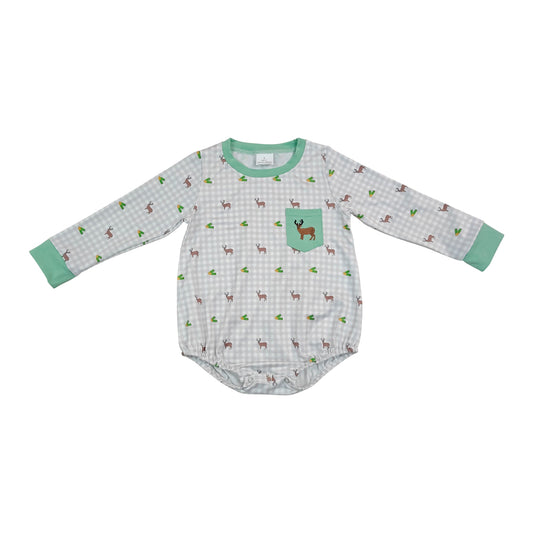 Deerhunting Long Sleeve Baby Romper LR3003