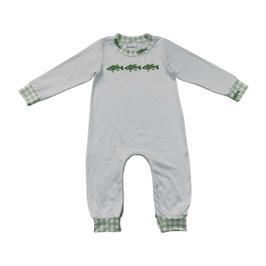 Fish Long Sleeve Baby Romper LR3006