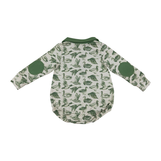 Duck Mallard hunting Long Sleeve Baby Romper LR3050