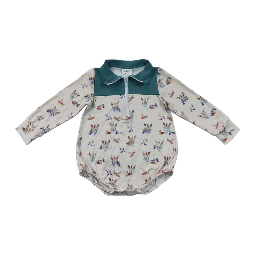 Duck Long Sleeve Baby Romper LR3052(1)
