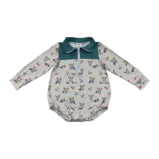 Duck Long Sleeve Baby Romper LR3052(1)