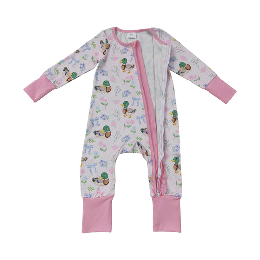 Duck Long Sleeve Baby Romper LR3071