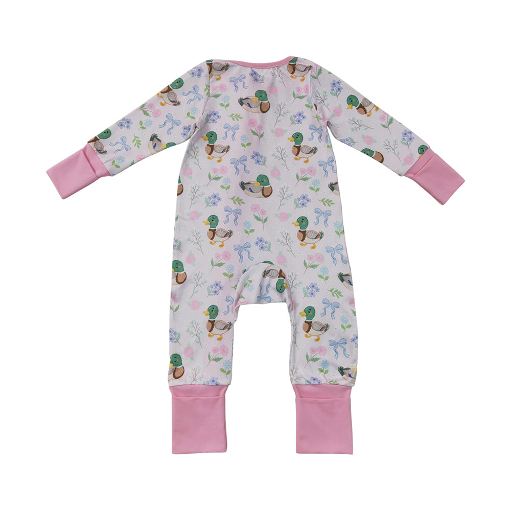 Duck Long Sleeve Baby Romper LR3071