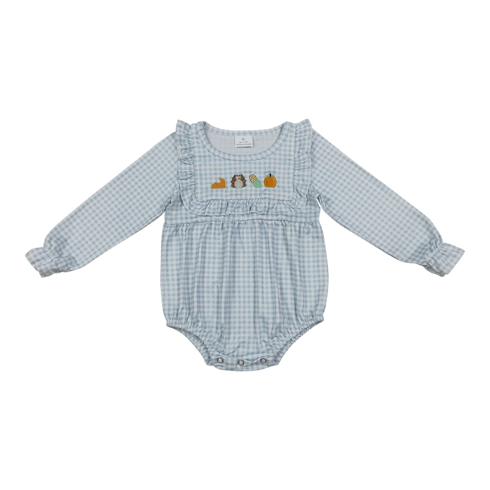 Thanksgiving turkey baby romper LR3104