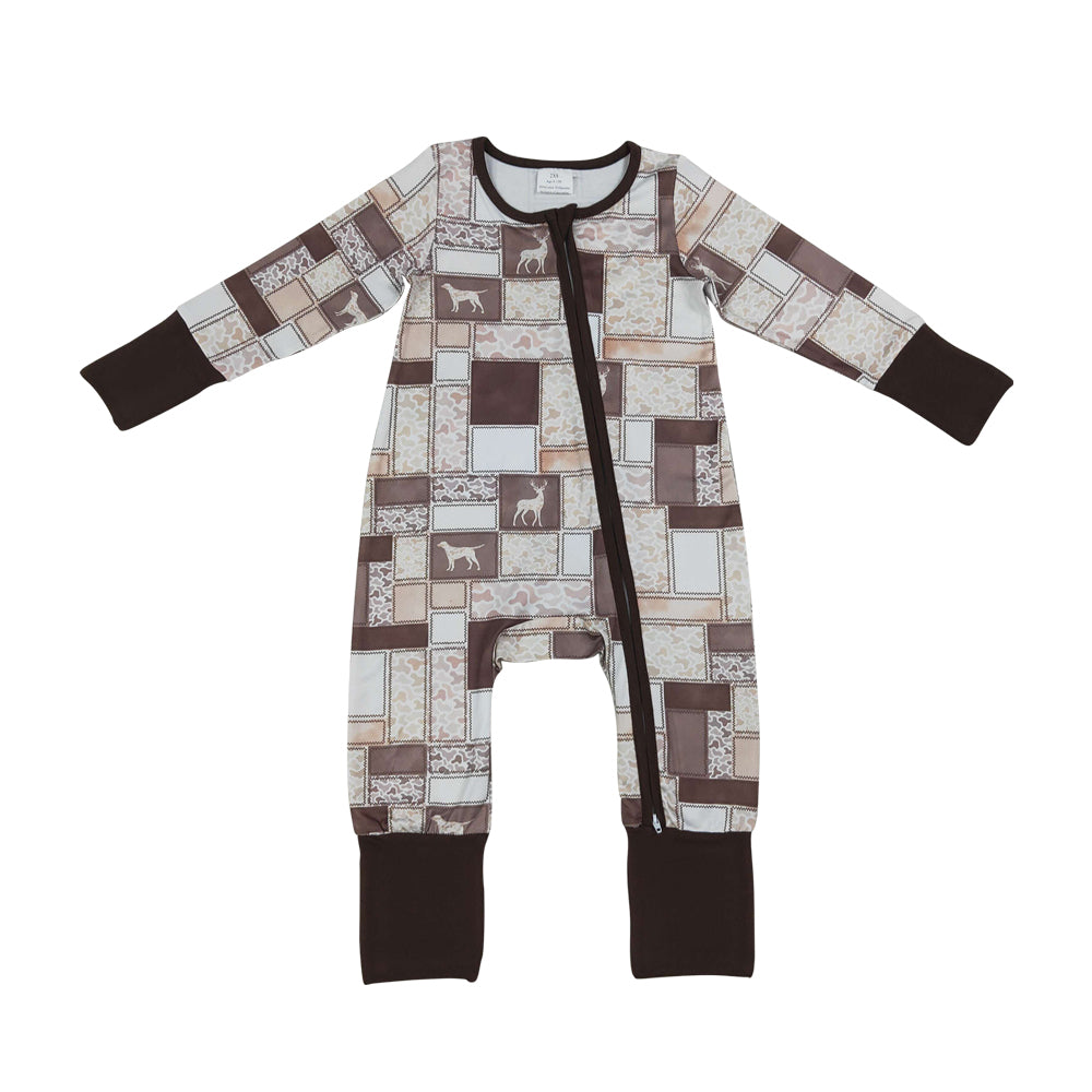 Dog Long Sleeve Baby Romper LR3118
