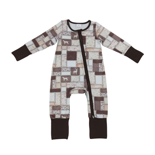Dog Long Sleeve Baby Romper LR3118