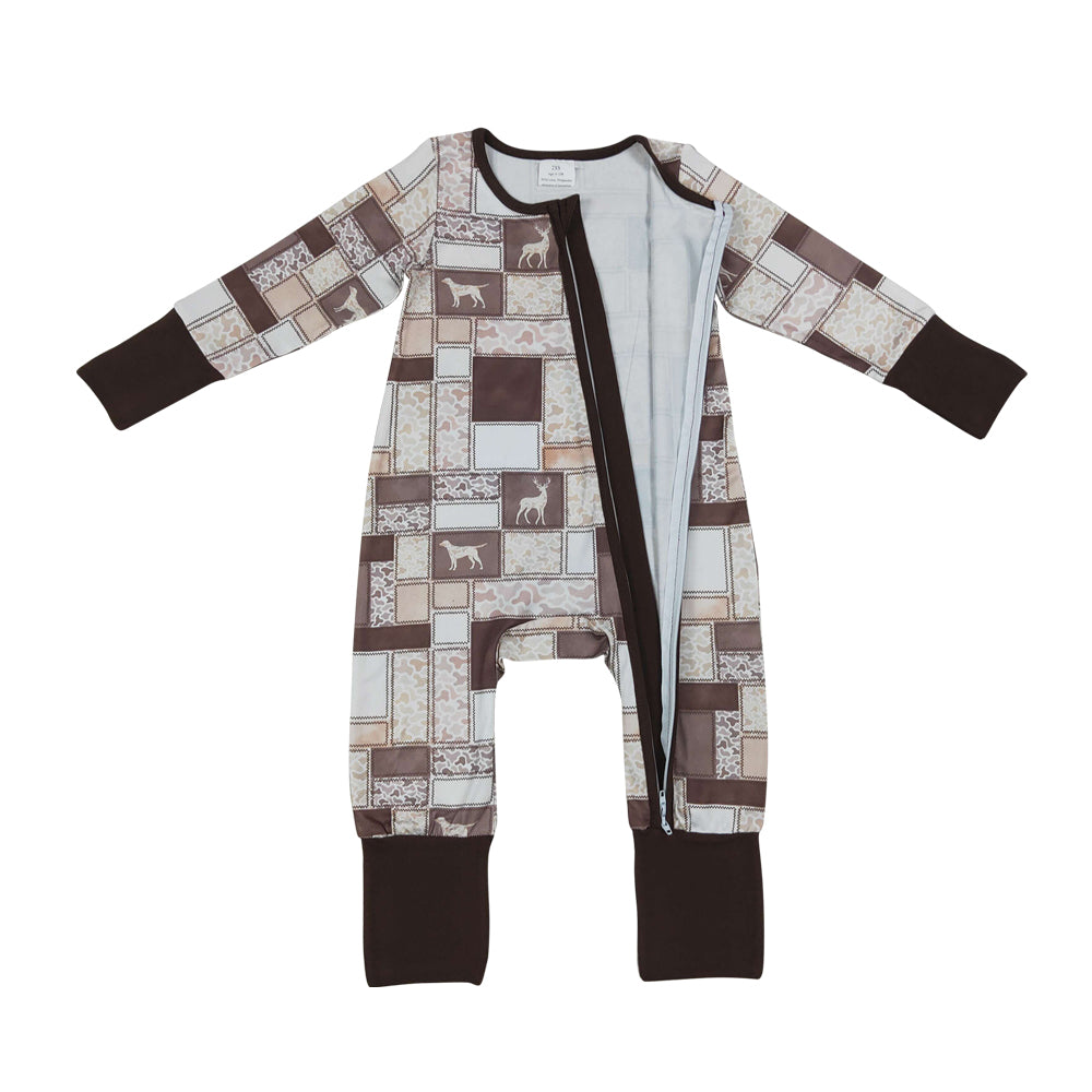 Dog Long Sleeve Baby Romper LR3118