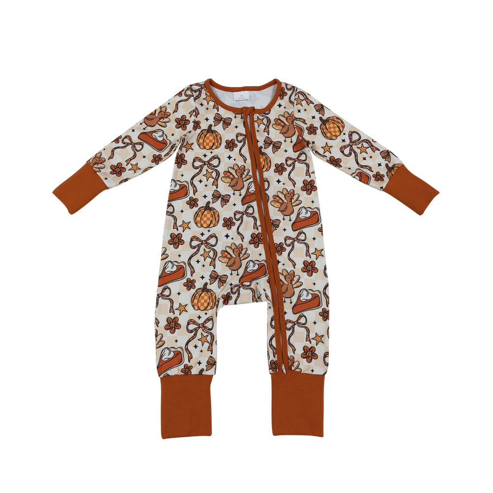 Thanksgiving turkey Baby Romper LR3119