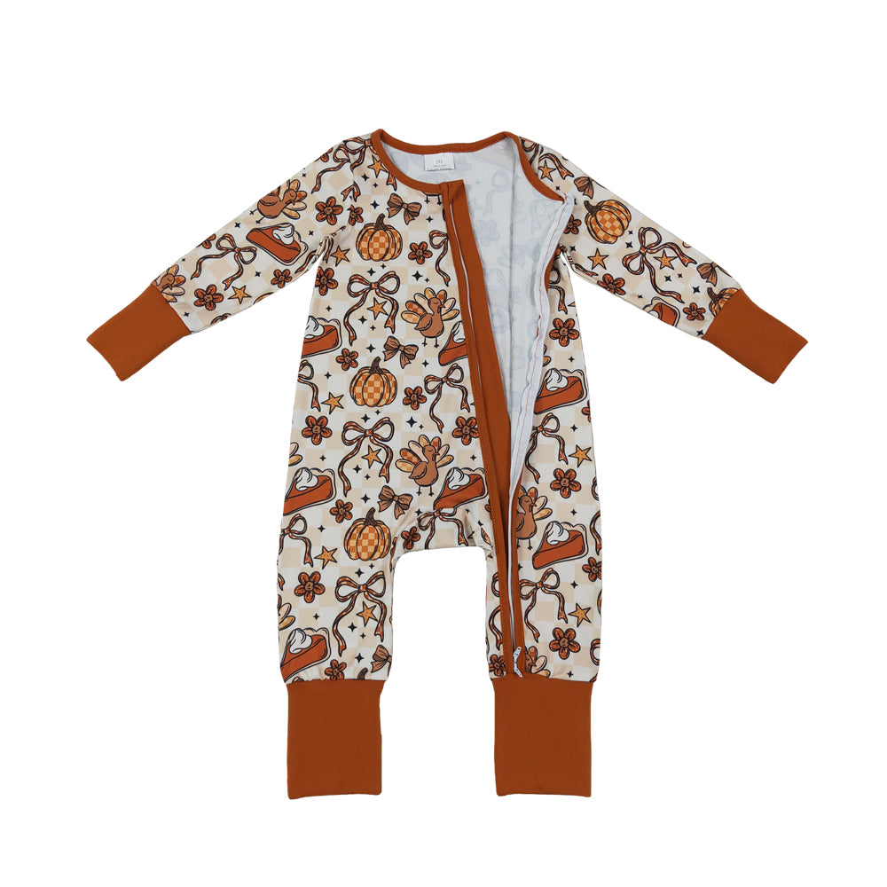 Thanksgiving turkey Baby Romper LR3119