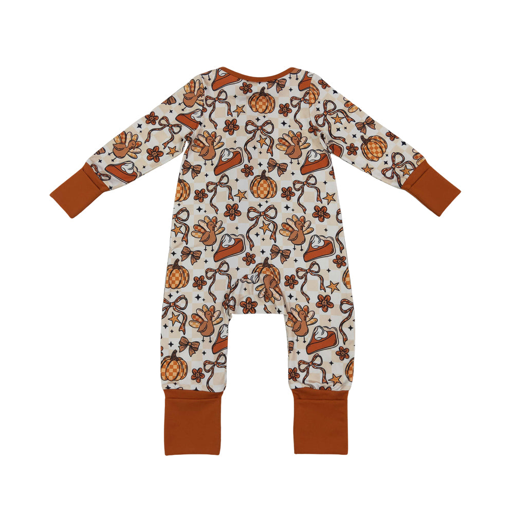 Thanksgiving turkey Baby Romper LR3119