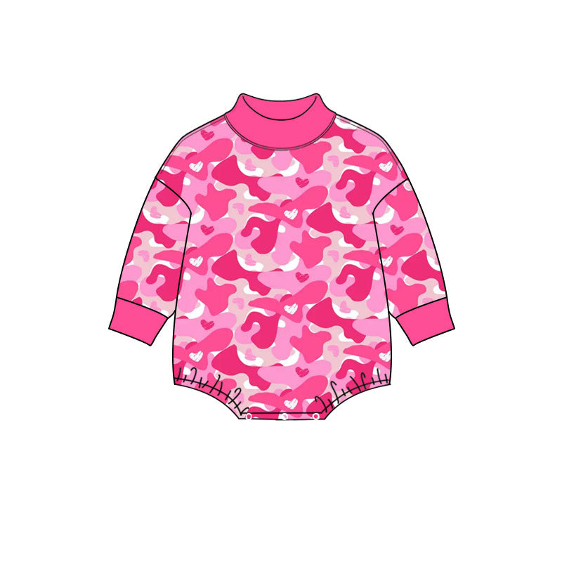 Preorder MOQ 5 pcs Each Style Valentine's Day Love Camo Kids Matching Clothes