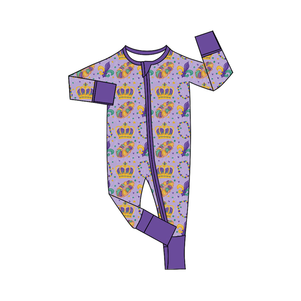 Preorder MOQ 5 pcs Each Style Mardi Gras Boys Pajamas Outfits Kids Matching Clothes