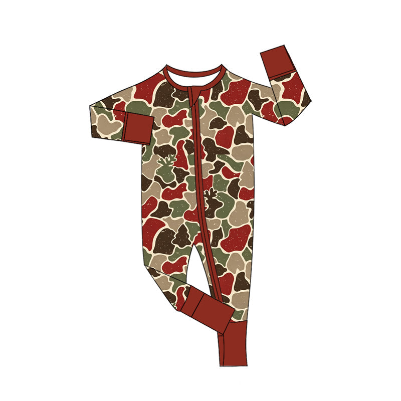 Preorder MOQ 5 pcs Each Style Hunting Deer Camo Kids Matching Clothes