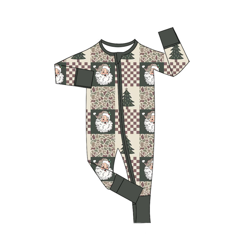 Preorder MOQ 5 pcs Each Style Christmas Santa Trees Camo Kids Matching Clothes