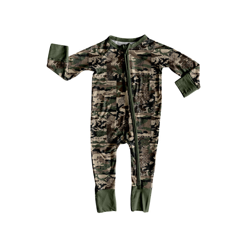 Preorder MOQ 5 pcs Each Style Hunting Camo Boys Pajamas Kids Matching Clothes