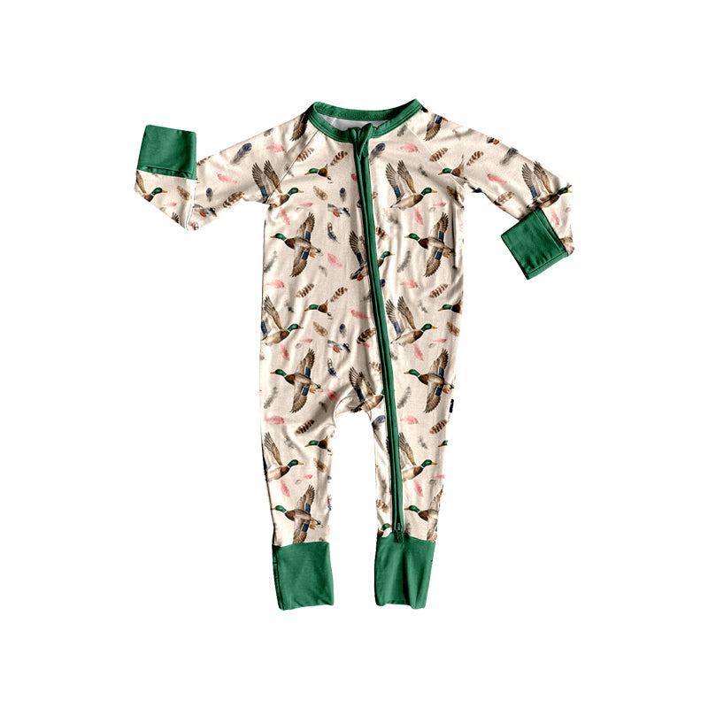 Preorder MOQ 5 pcs Each Style Mallard Ducks Boys Pajamas Kids Matching Clothes