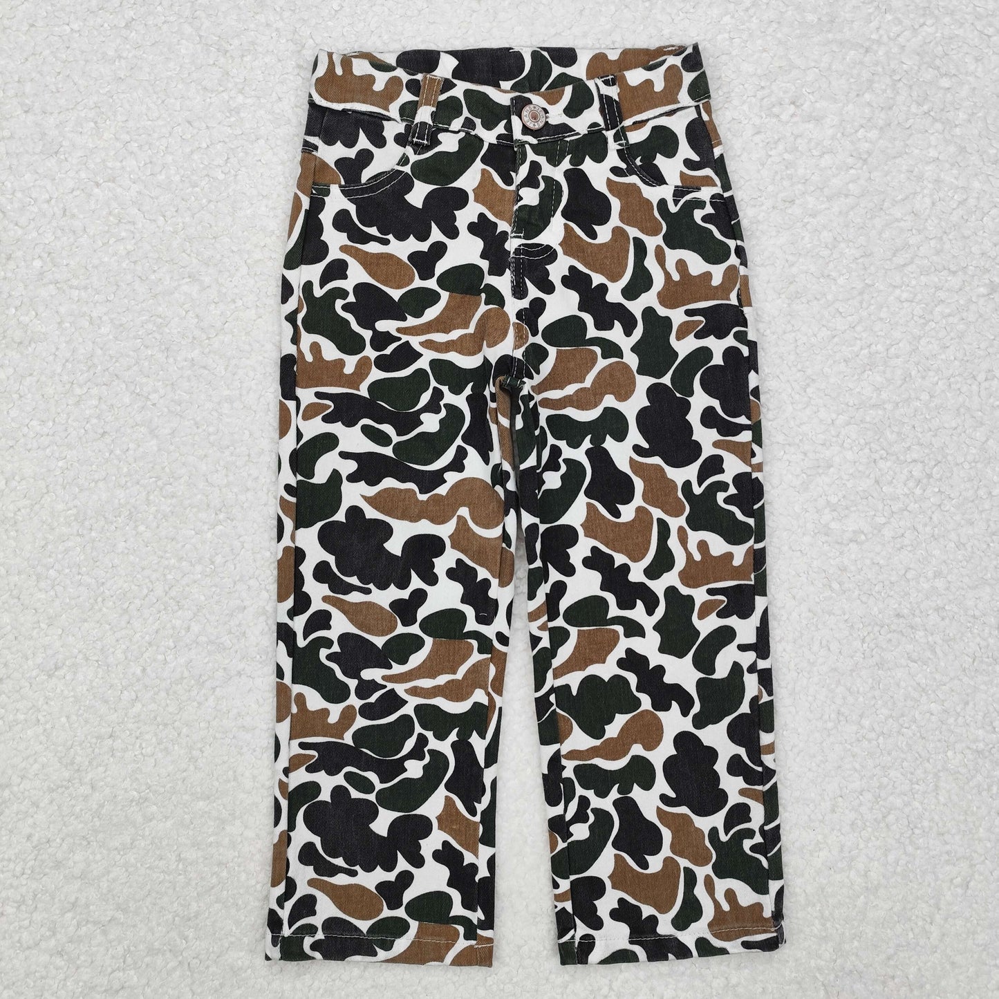 Camo brown green leopard Print Pants