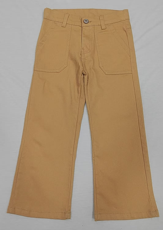 Pre-order yellow orange  jeans P0758