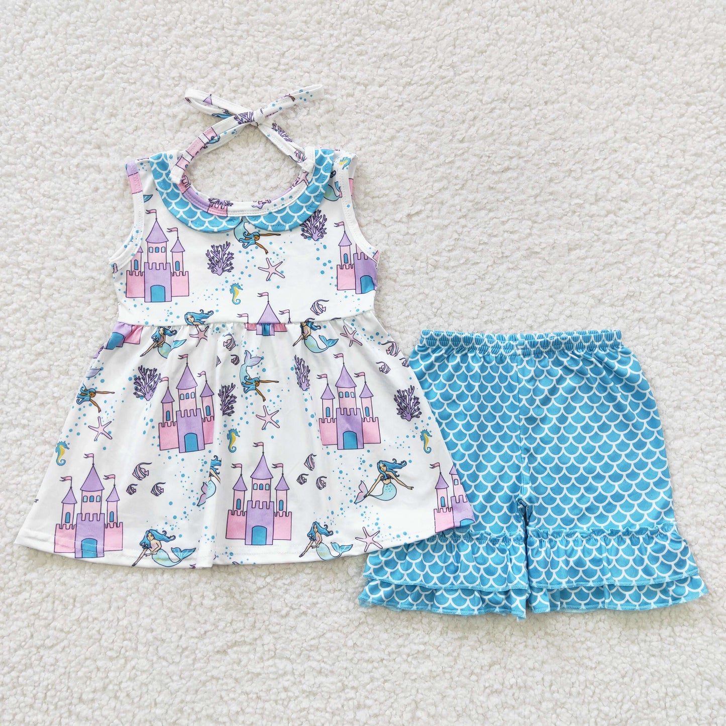 Blue Castle Summer Girls Set