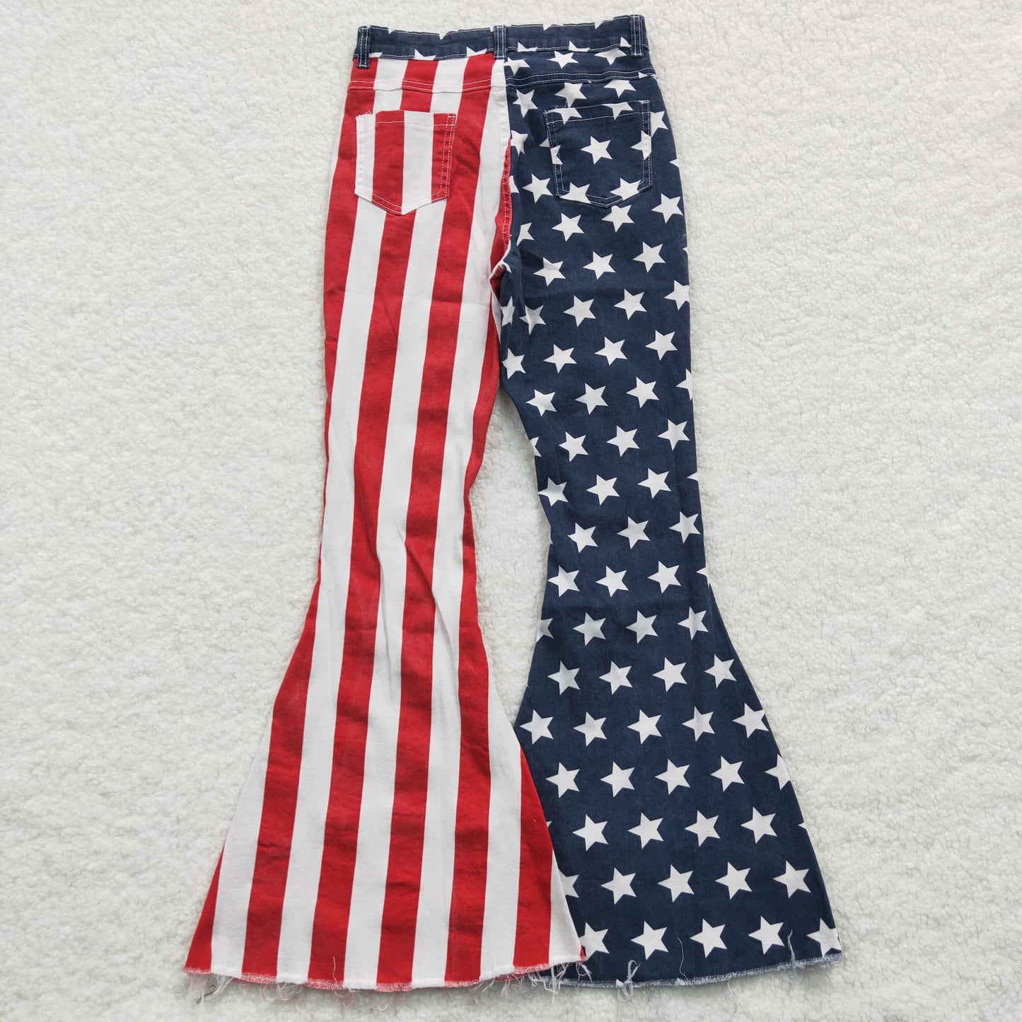 Adult 4th of July Bell-bottom jeans