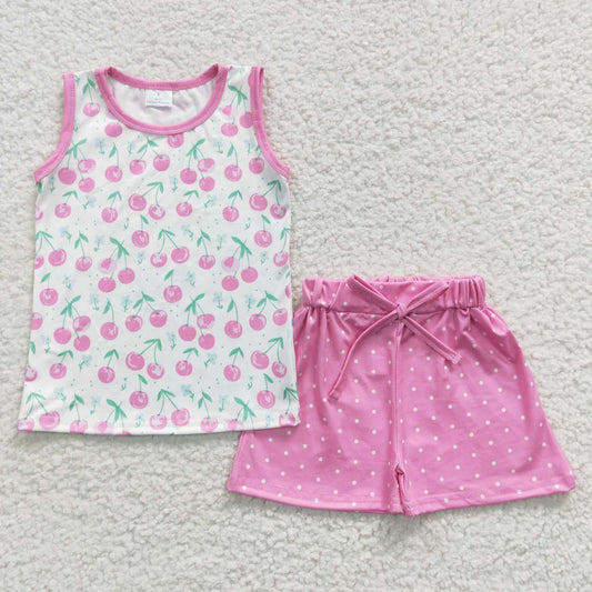 Purple Short Summer Girls Set