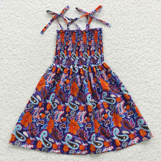 Flowers Sleeveless Girls Dress