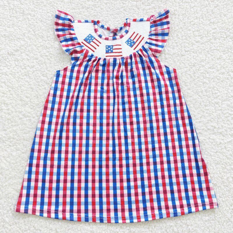 July Of 4th Smock Girls Dress