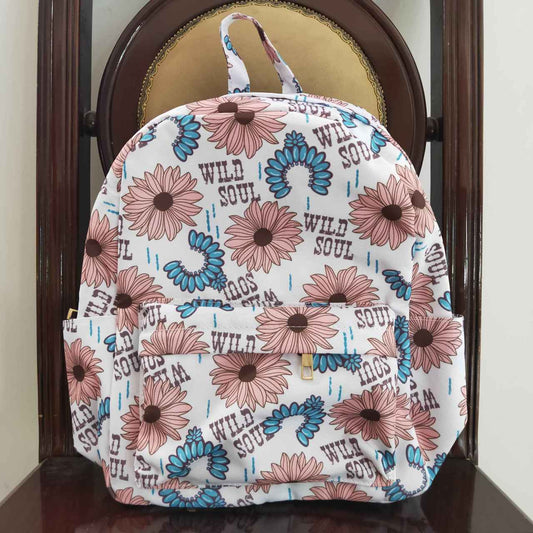 Western Flowers Print BACKPACK