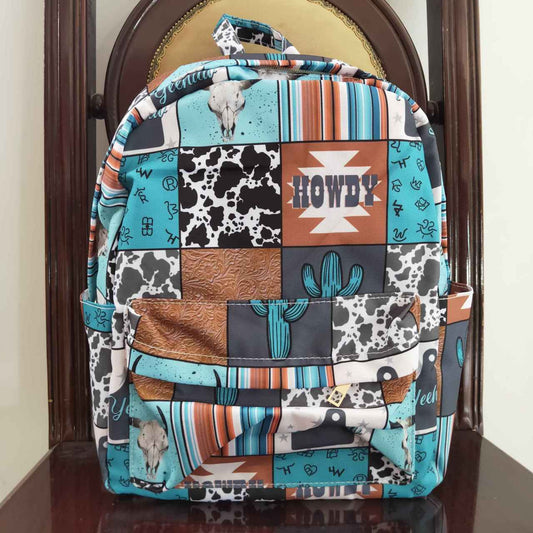 Western Cactus Print BACKPACK