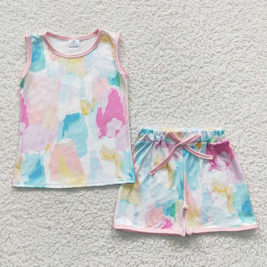 Tie-dye Short Summer Set