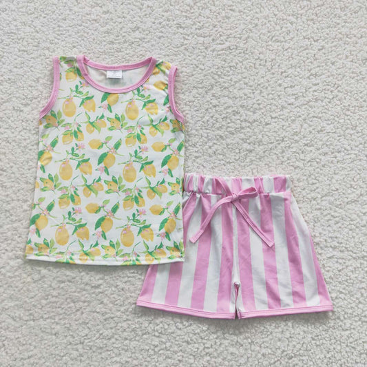 Lemon Short Summer Set