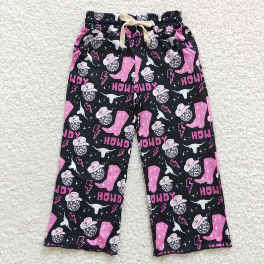 Western Boots Cow Pants