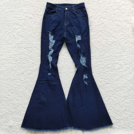 Adult Blue Bell-bottom jeans