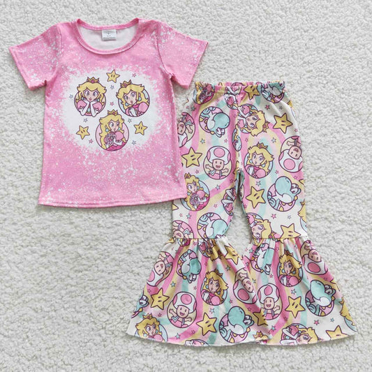 Pink Cartoon Girls Outfits
