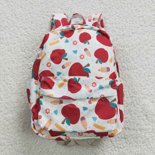 Red Apple Print BACKPACK