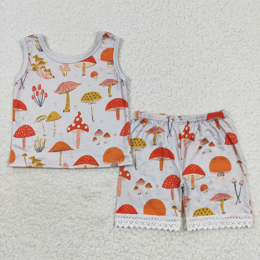 Mushroom Print Summer Set