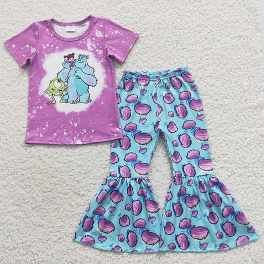 Purple Cartoon Girls Set