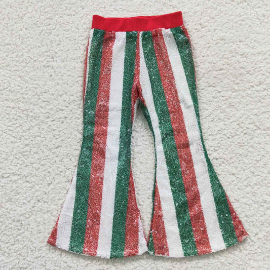 Colorful Sequined bell pants