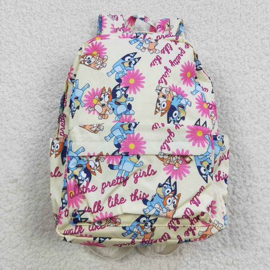 Floral Dog Print BACKPACK