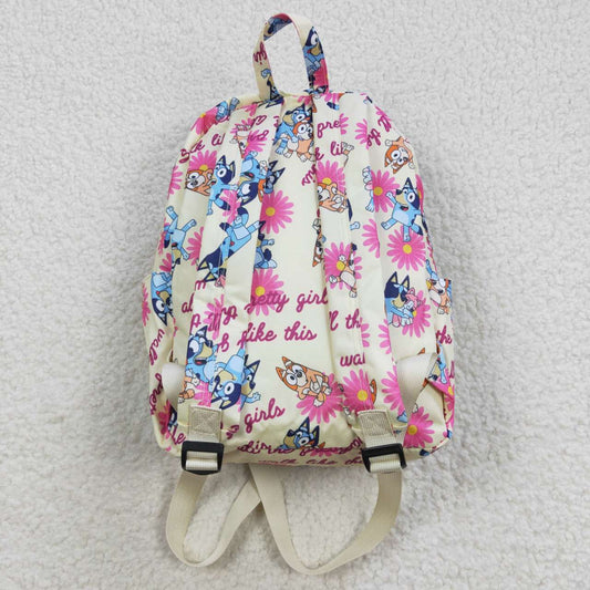 Floral Dog Print BACKPACK