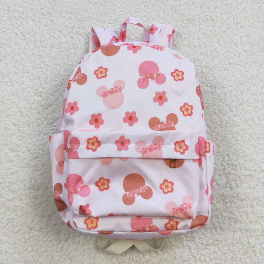 Pink Cartoon Print BACKPACK