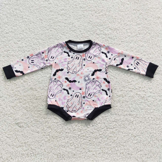 Halloween Ghost long sleeves romper