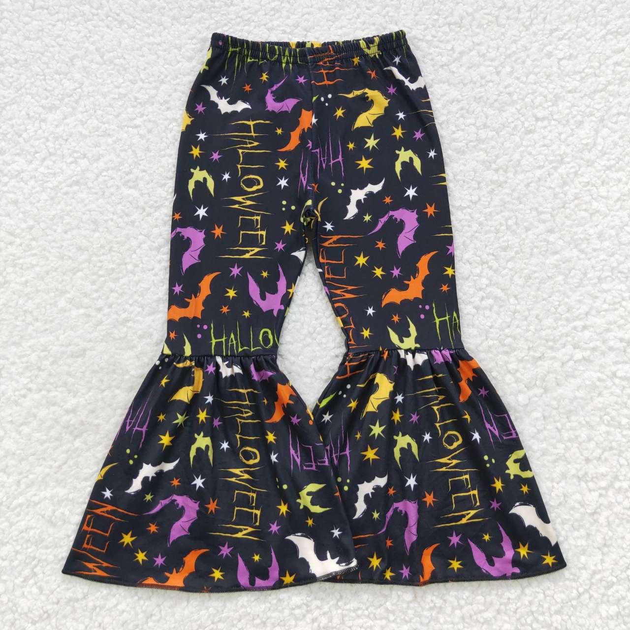 Halloween Black Cartoon Bell Pants