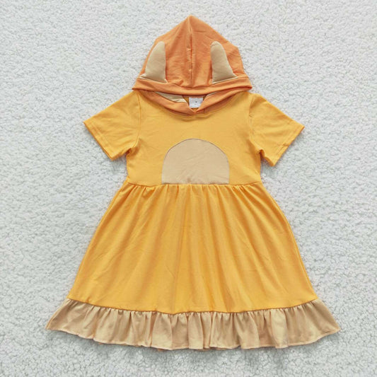 Yellow Jogger Girls Dress