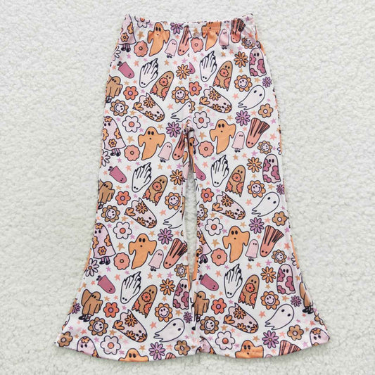 Halloween Ghost Print Pants