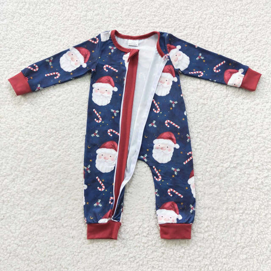 Christmas With Zipper Baby Romper With zipper