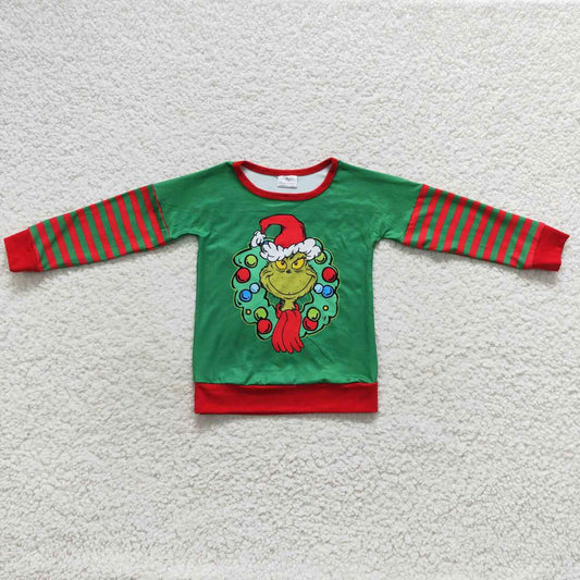 Christmas Green Pattern Shirt