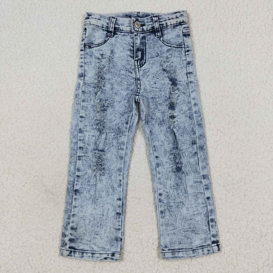 bleach light blue Jeans pants